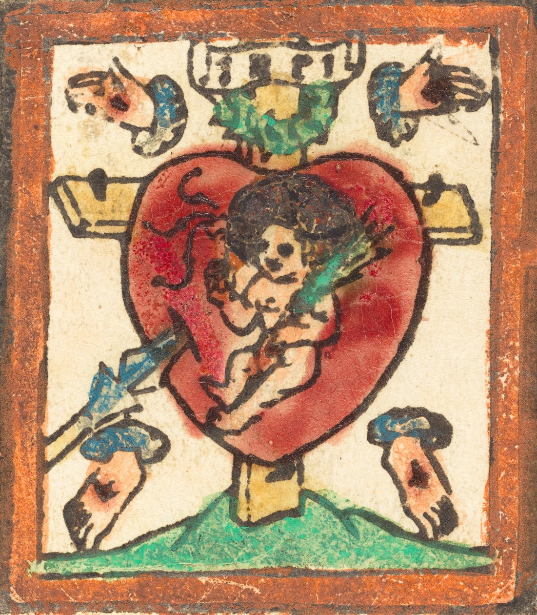 Kristusbarn i det hellige hjerte, ca. 14751480. av Unbekannt