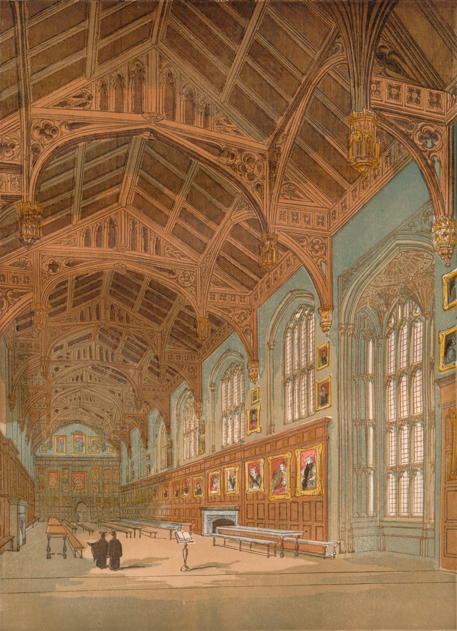 Christ Church Hall, Oxford, c1845, 1864 av Unbekannt