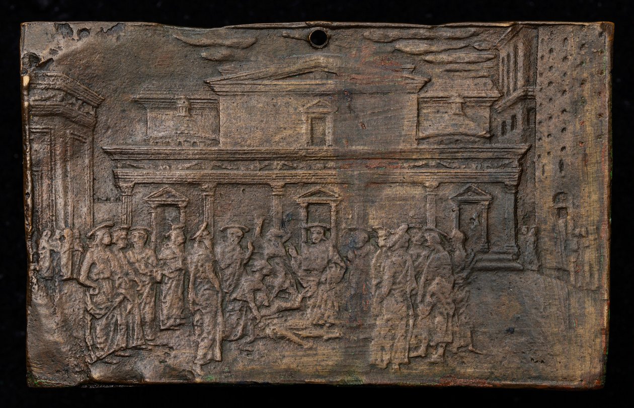 Kristus helbreder den besatte gutten, ca. 14501460. av Unbekannt