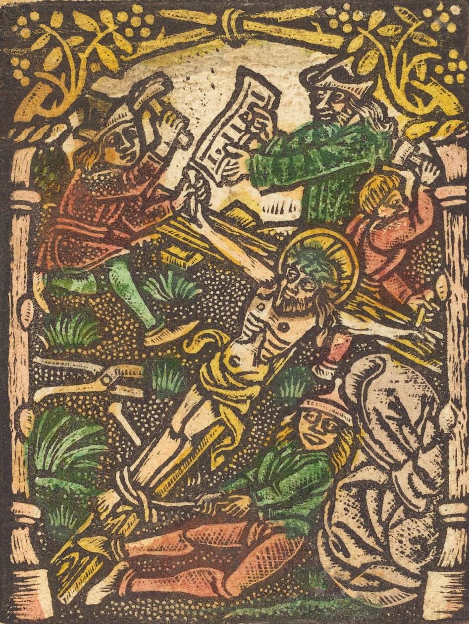 Kristus naglet til korset, fjerde kvartal 1400-tallet. av Unbekannt