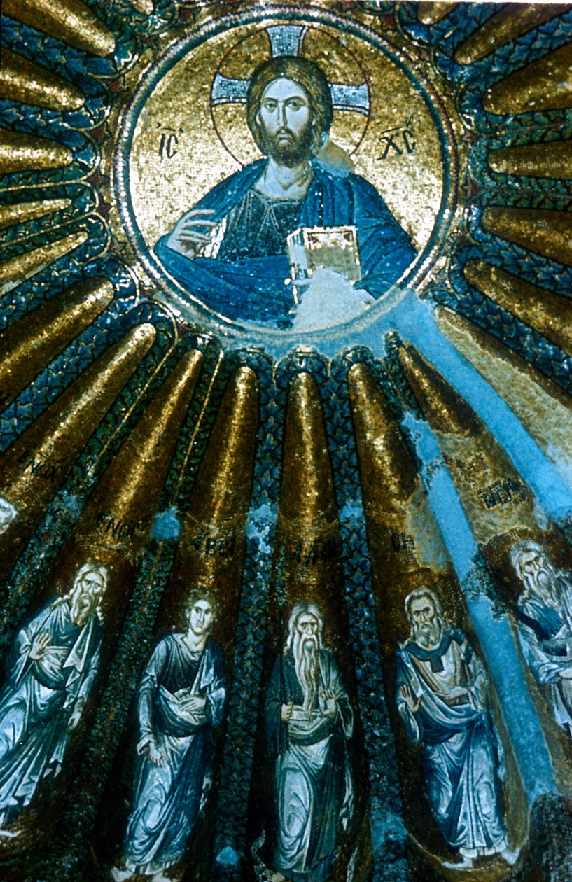 Kristus pantokrator, c1310-c1320 av Unbekannt
