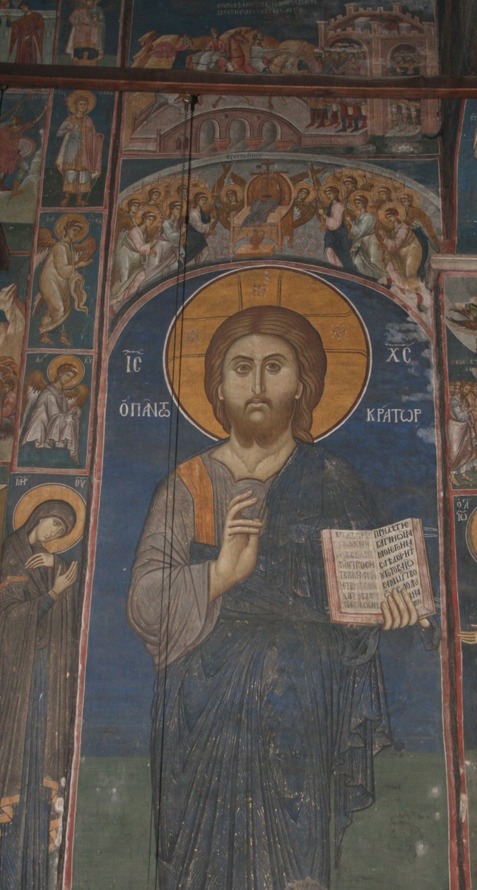 Christ Pantocrator, ca 1350 av Unbekannt