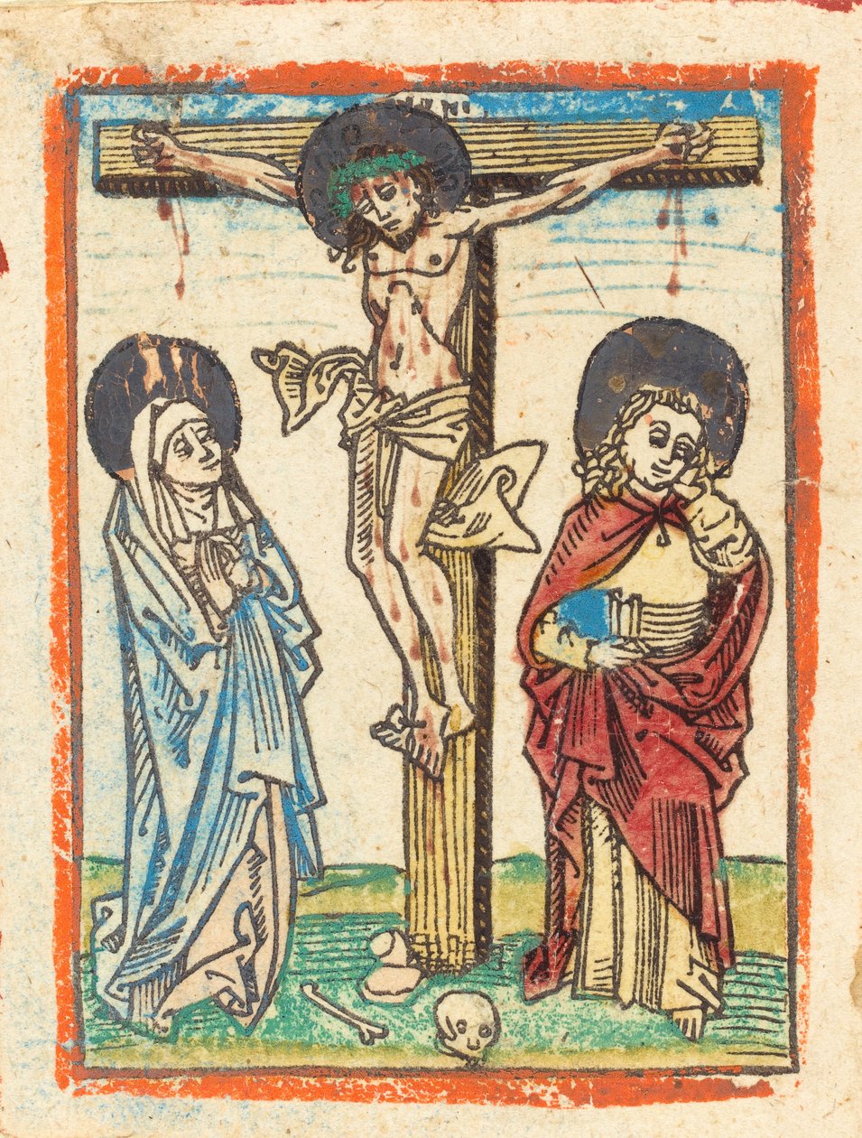 Kristus på korset, 14801490. av Unbekannt