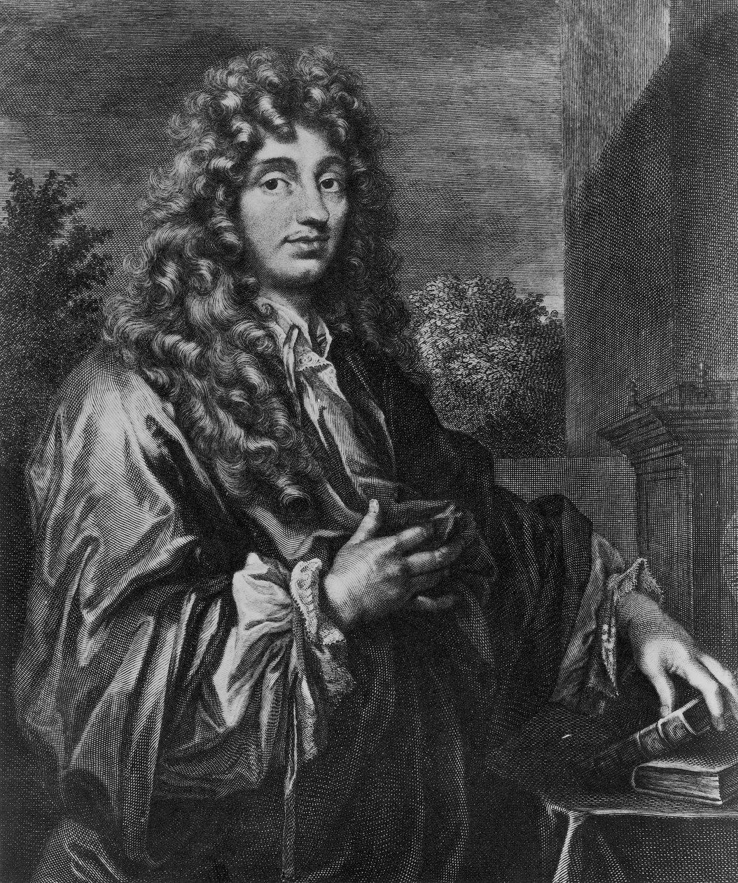 Christiaan Huygens, nederlandsk fysiker, c1670 av Unbekannt