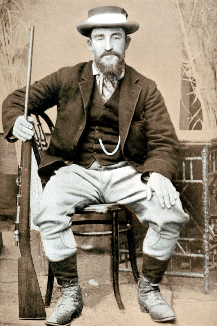 Christiaan de Wet, boersoldat og politiker, ca 1900 av Unbekannt