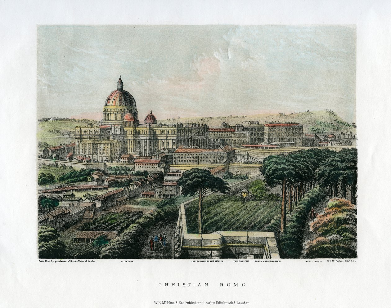 Christian Roma, Italia, c1865 av Unbekannt