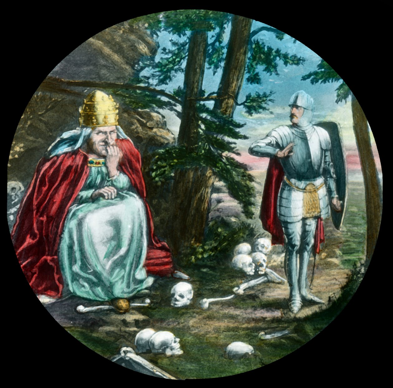 Christian unngår grotten til Giant Pope, c1910. av Unbekannt