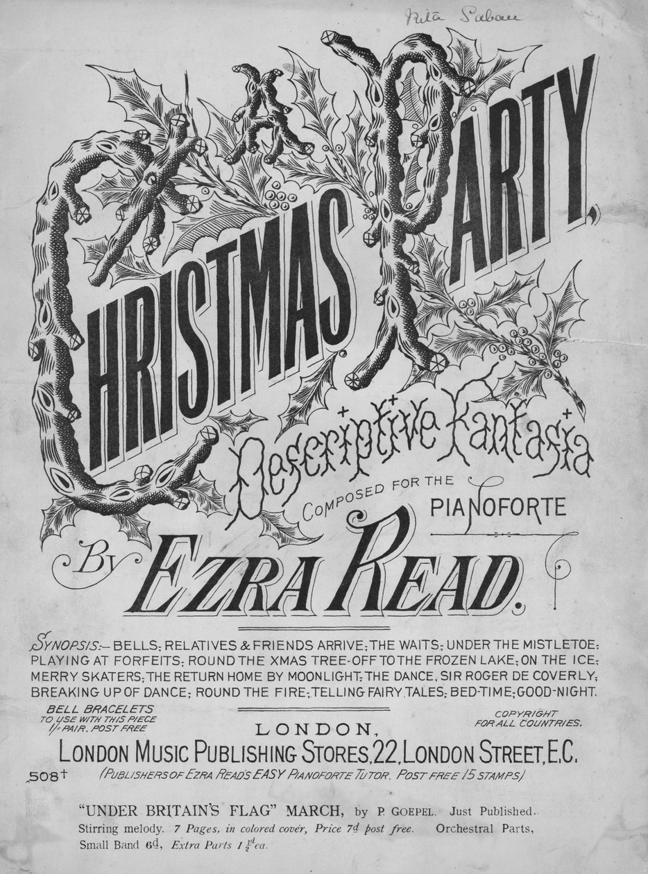 Julefest, c1909 av Unbekannt