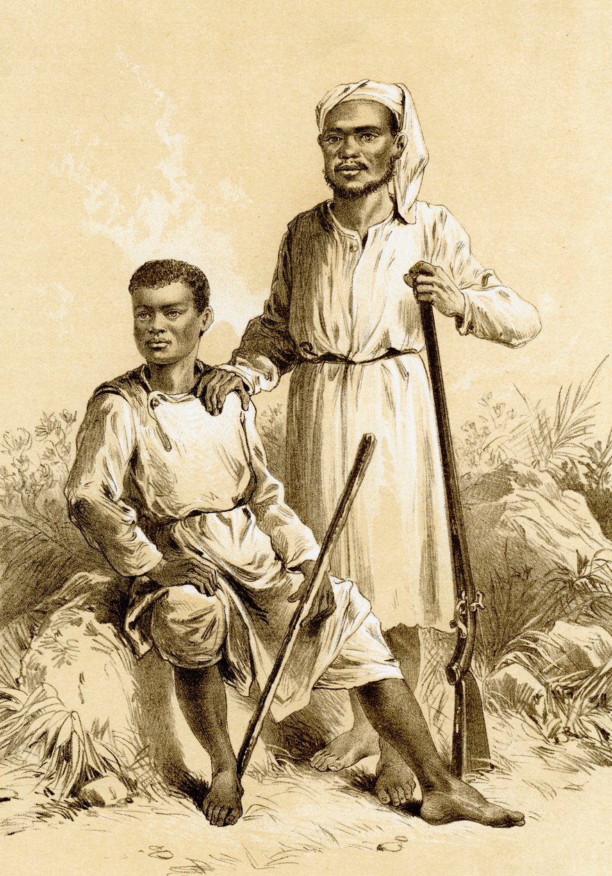 Chuma og Susi, 1800-tallet av Unbekannt