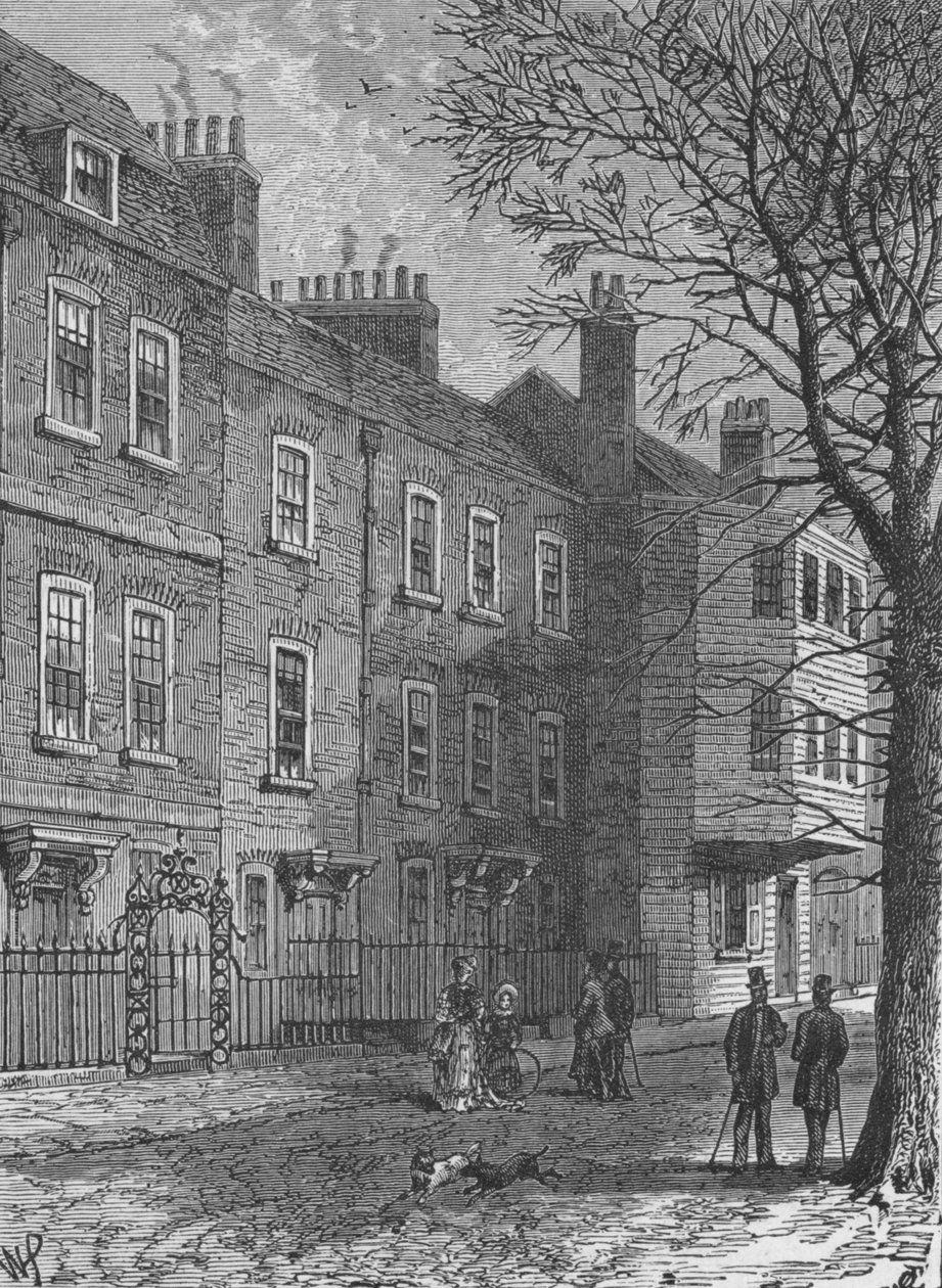 Church Row, Hampstead, 1890 av Unbekannt