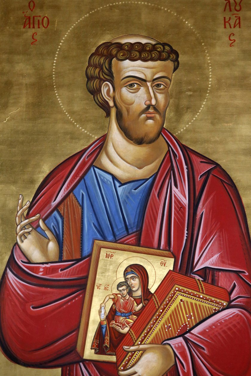 Kirken til erkeengelen St Michael Trypiotis. St Luke-ikonet, 20150507, Nikosia, Kypros av Unbekannt