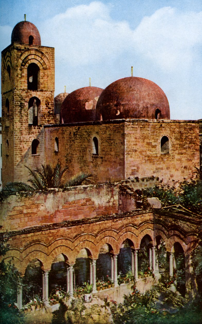 San Giovanni degli Eremiti-kirken, Palermo, Sicilia, Italia, c1923 av Unbekannt