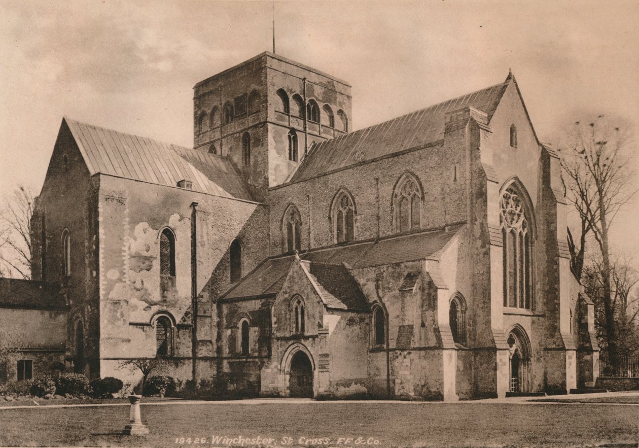 Church of the Hospital of St Cross, Winchester, Hampshire, tidlig på 1900-tallet av Unbekannt