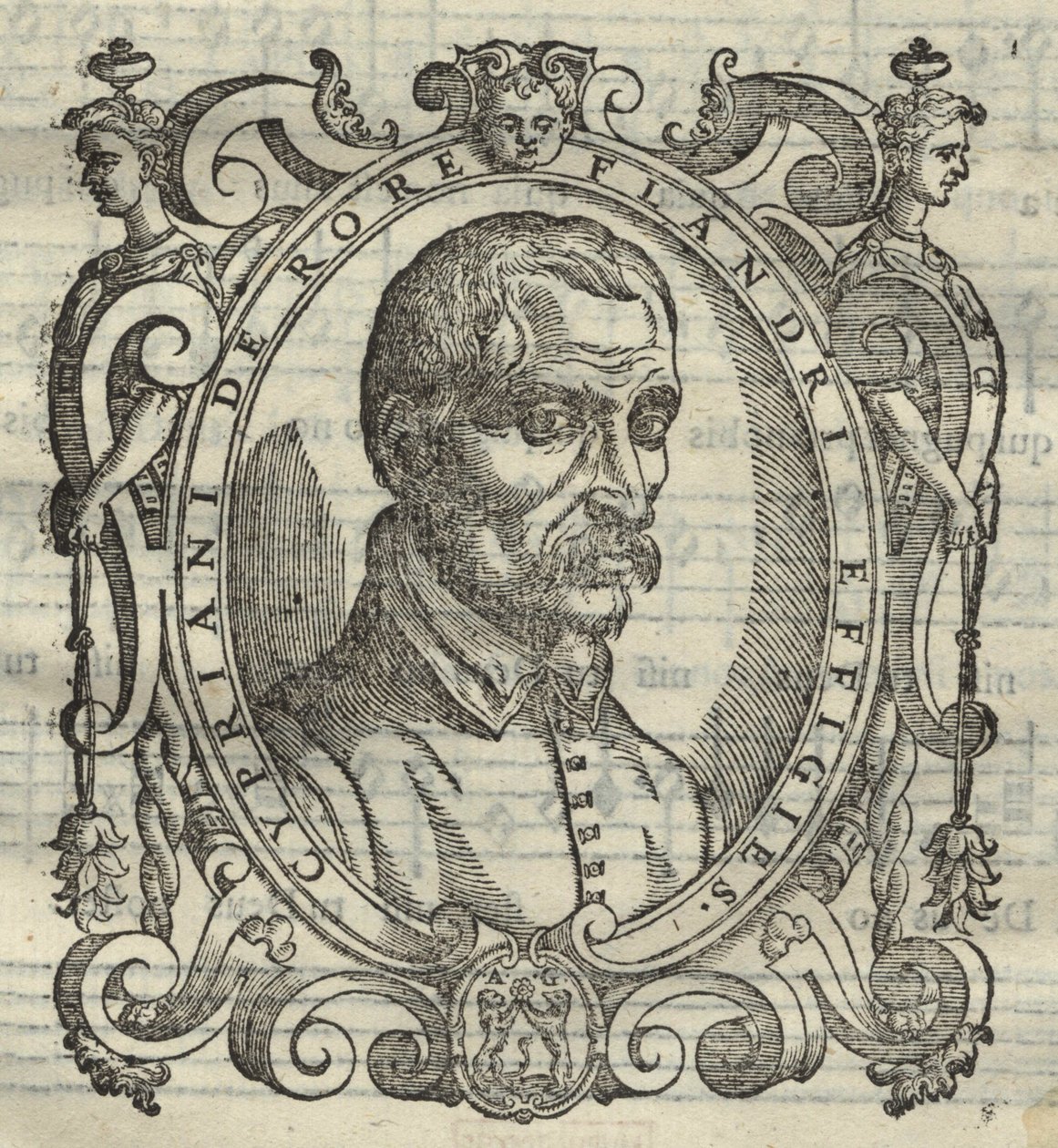 Cipriano de Rore 151516-1565 Fra Cyprian de Rore Sacrae Cantiones, 1584 av Unbekannt