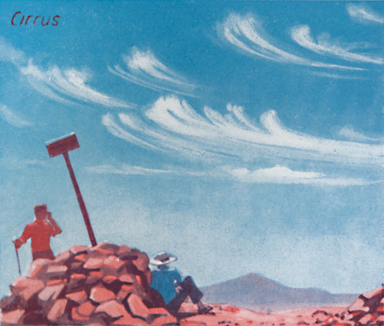 Cirrus - Et dusin av de viktigste skyformene på himmelen, 1935 av Unbekannt