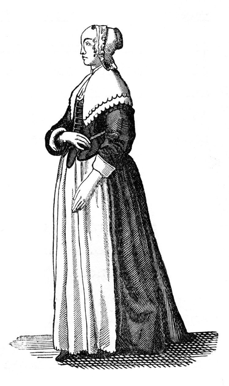 Citizens datter, 1649, 1910 av Unbekannt