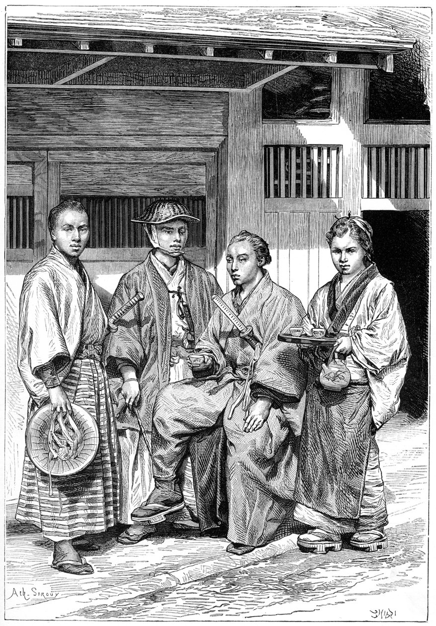Innbyggere i Tokyo, Japan, 1895 av Unbekannt
