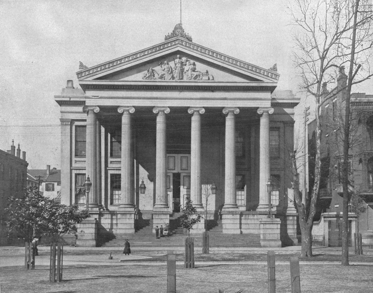 Rådhuset, New Orleans, Louisiana, USA, ca 1900. av Unbekannt