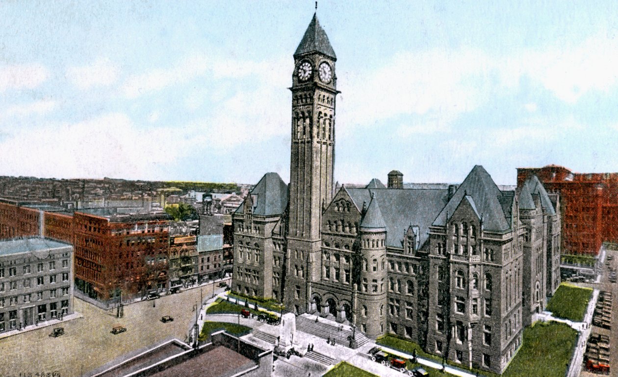 Rådhuset, Toronto, Canada, ca 1900-tallet av Unbekannt