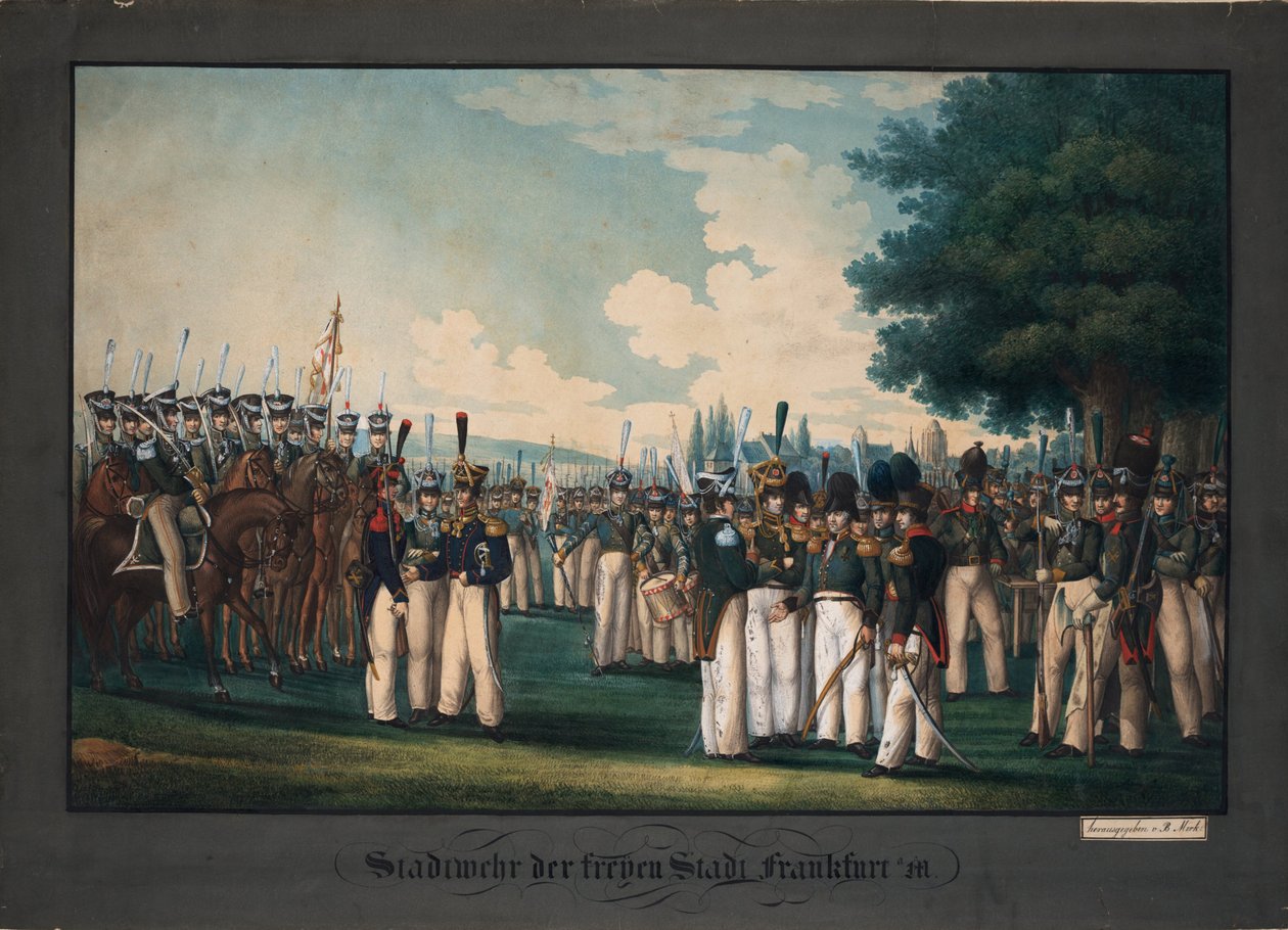 Civic Guards of Free City of Frankfurt av Unbekannt