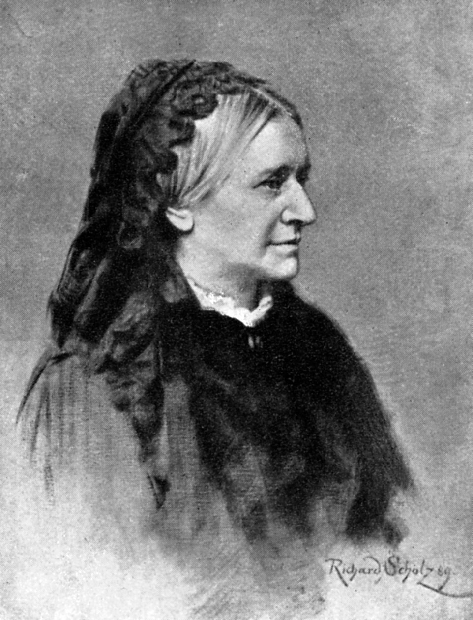 Clara Josephine Wieck Schumann, 1819-1896, ledende pianister i det romantiske, 1909 av Unbekannt