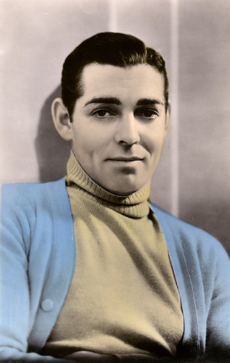 Clark Gable 1901-1960, amerikansk skuespiller, 1900-tallet av Unbekannt