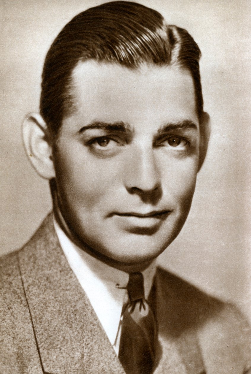 Clark Gable , amerikansk skuespiller, 1933 av Unbekannt