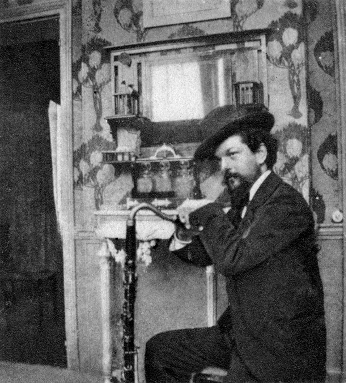 Claude Debussy , fransk komponist, 1909 av Unbekannt