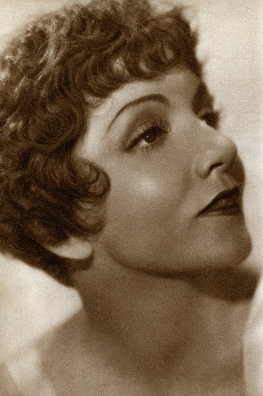 Claudette Colbert , fransk-amerikansk skuespillerinne, 1933 av Unbekannt