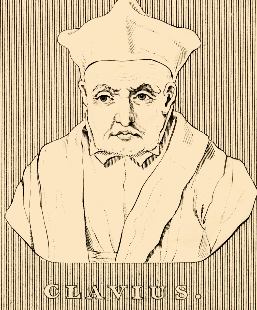 Clavius, 1538-1612, 1830 av Unbekannt