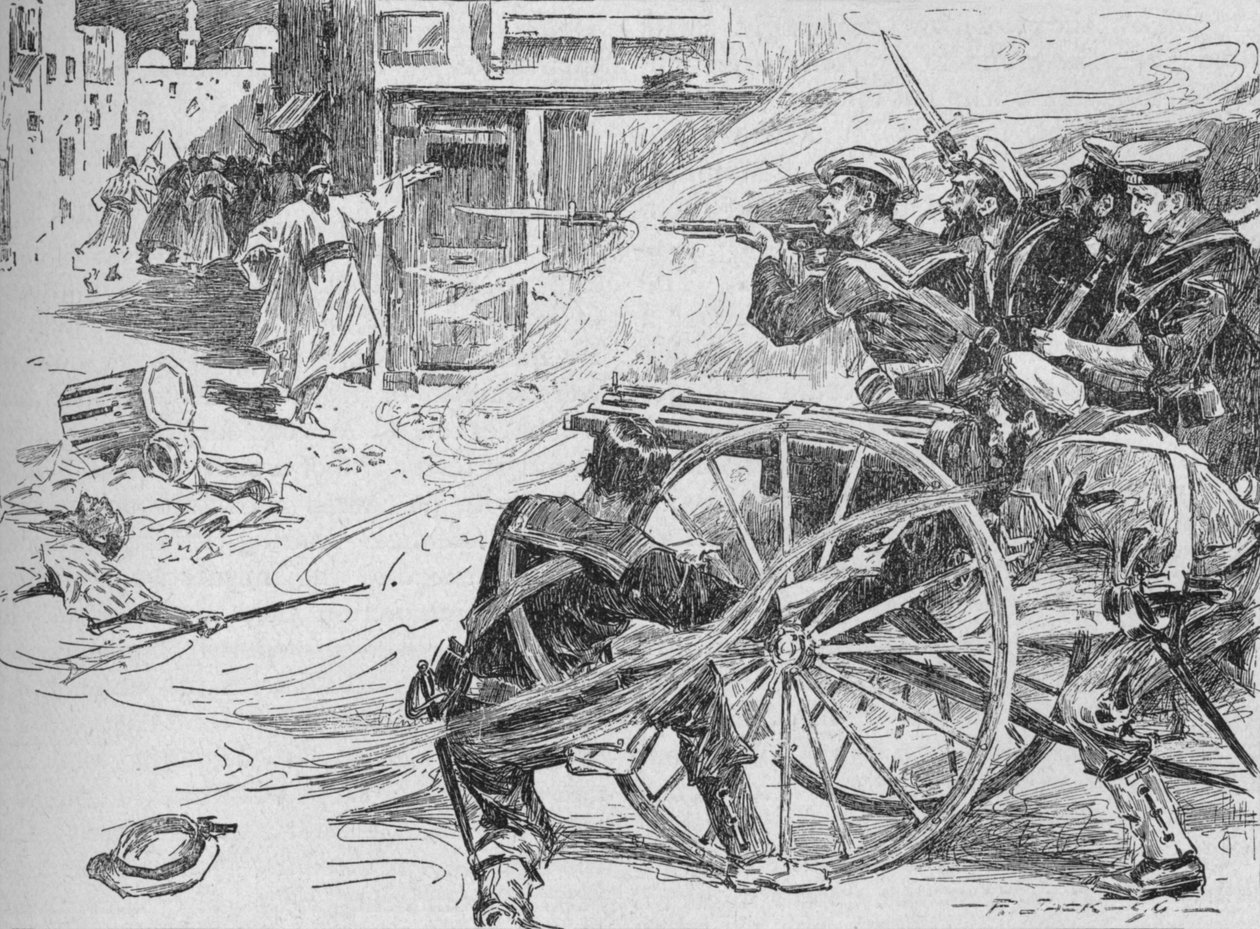 Rydder gatene i Alexandria, c1896, 1902 av Unbekannt