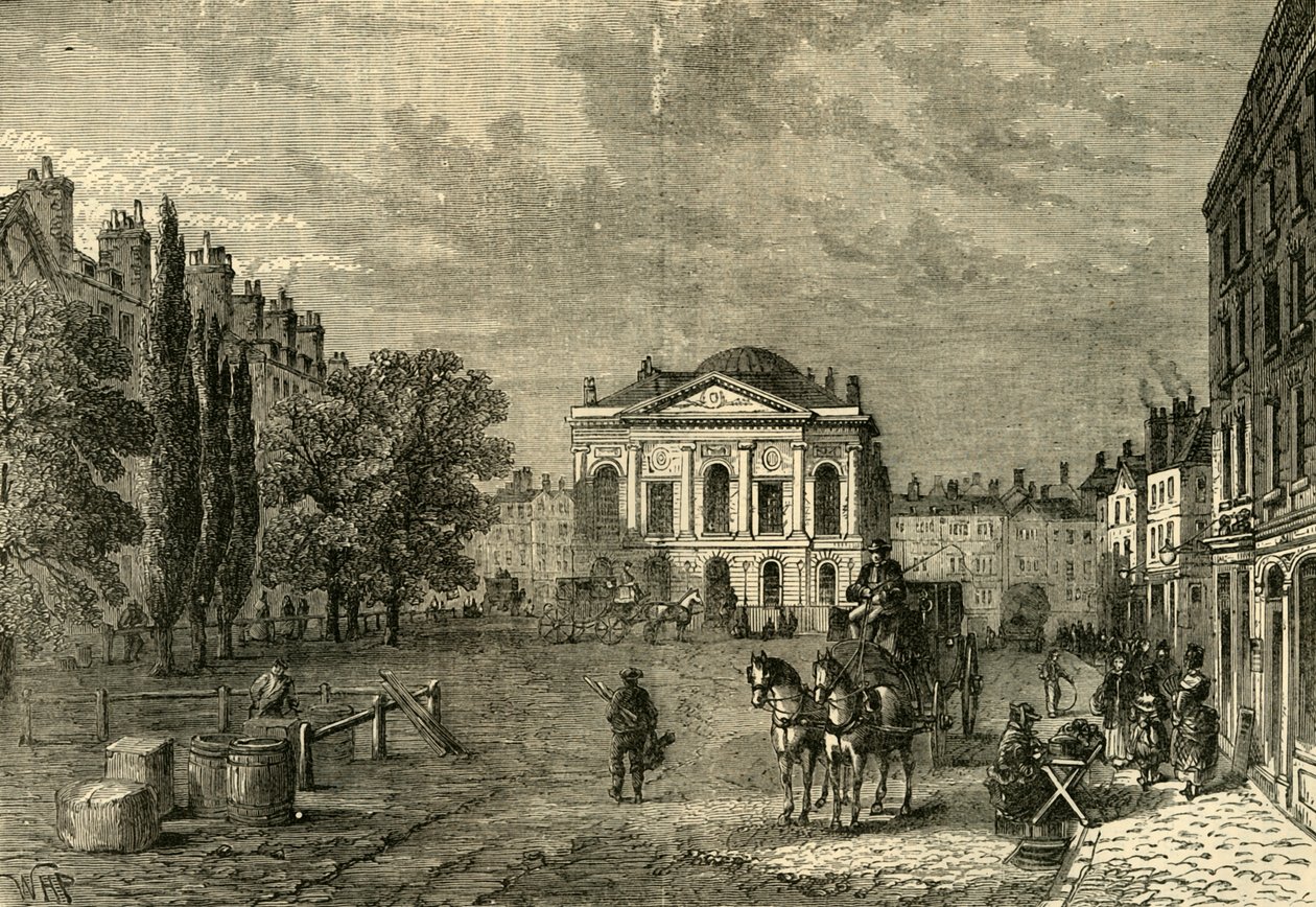Clerkenwell Green i 1789, c1872. av Unbekannt