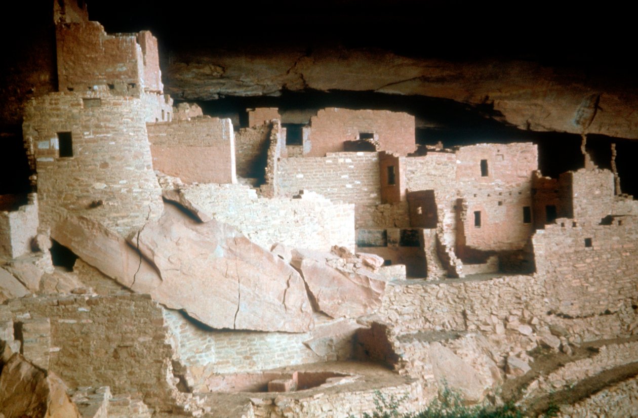 Cliff Palace, indianer, Mesa Verde, Colorado, USA, 1100-1200-tallet av Unbekannt