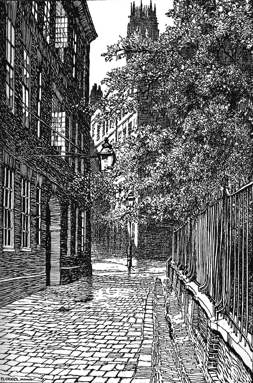 Cliffords Inn, Looking North, 1903 av Unbekannt