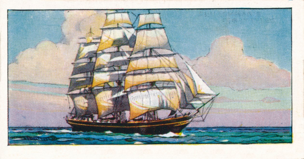 Clipper Ship Cutty Sark, 1937 av Unbekannt