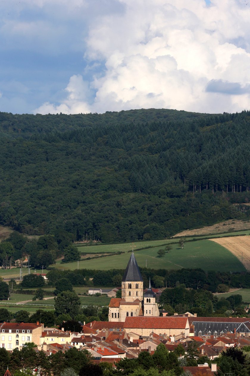 Cluny, Saone-et-Loire, Frankrike, le 16/8/2015 - Cluny Abbey dedikert til St. Peter, er et tidligere benediktinerkloster i Cluny. av Unbekannt