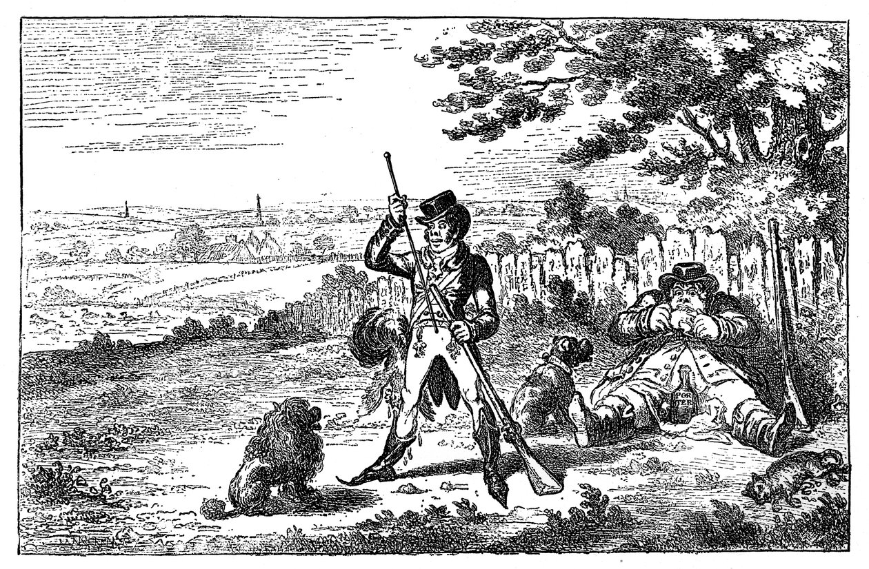 Cockney Sportsmen Recharging, 1800 av Unbekannt