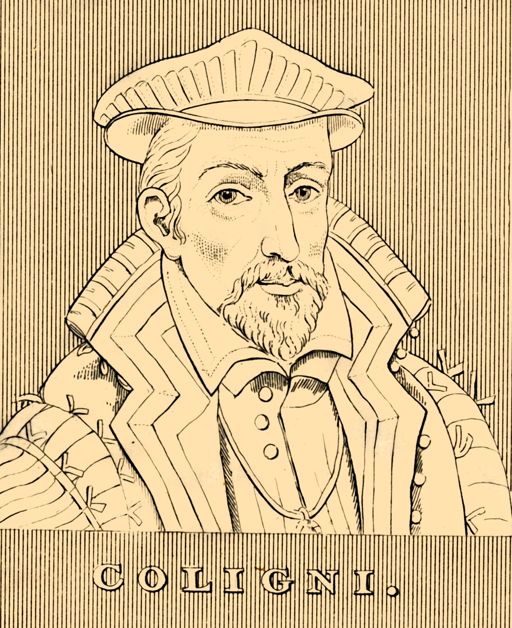 Coligni, 1519-1572, 1830. av Unbekannt