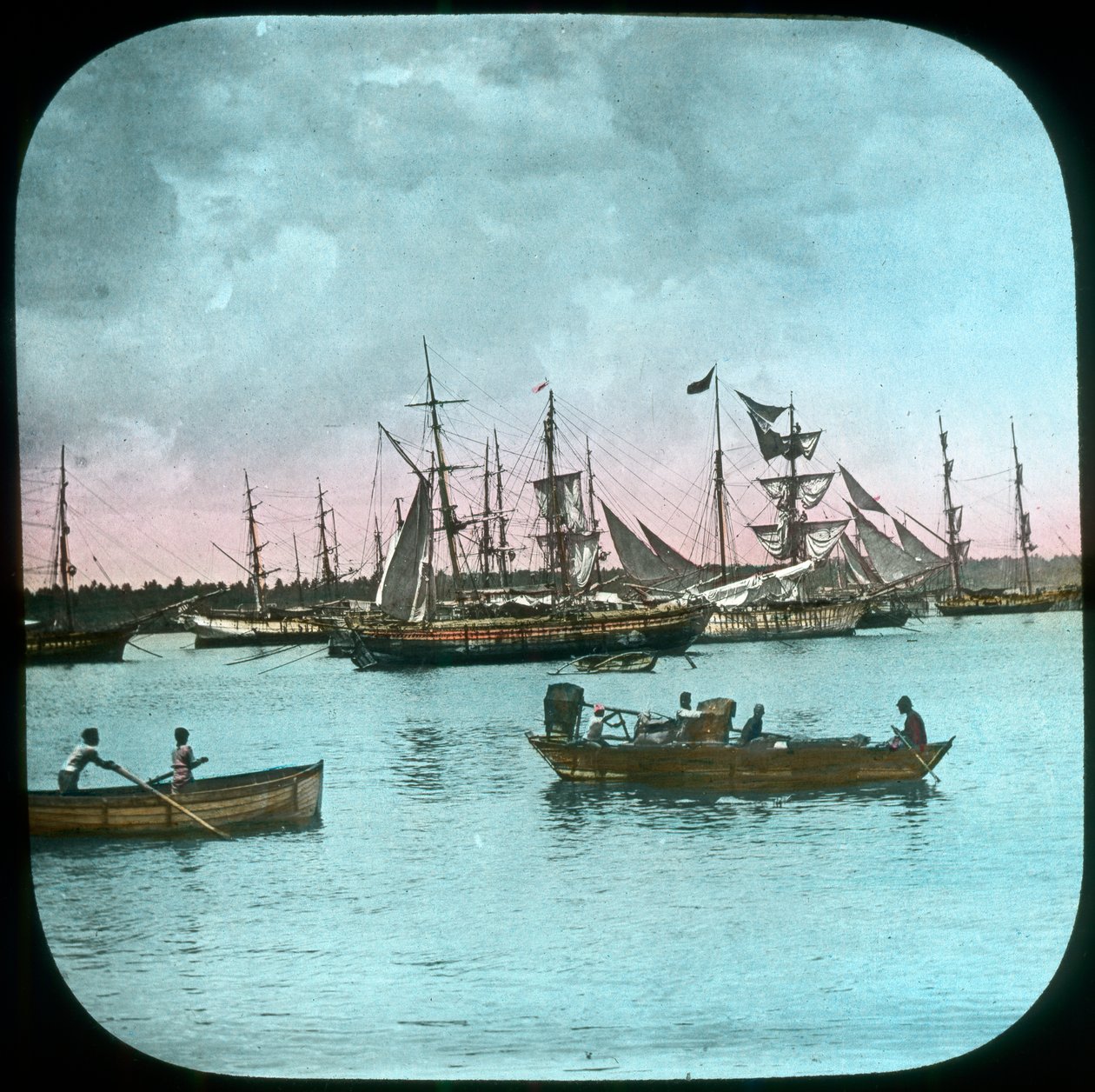 Colombo havn, Ceylon, slutten av 1800- eller begynnelsen av 1900-tallet av Unbekannt
