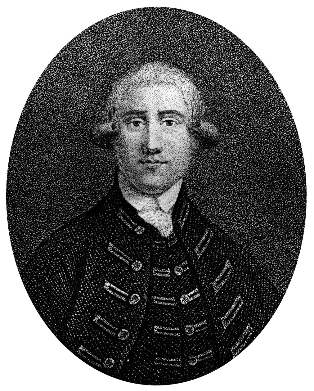 Oberst James Gardiner 1688-1745, skotsk soldat, 1837 av Unbekannt