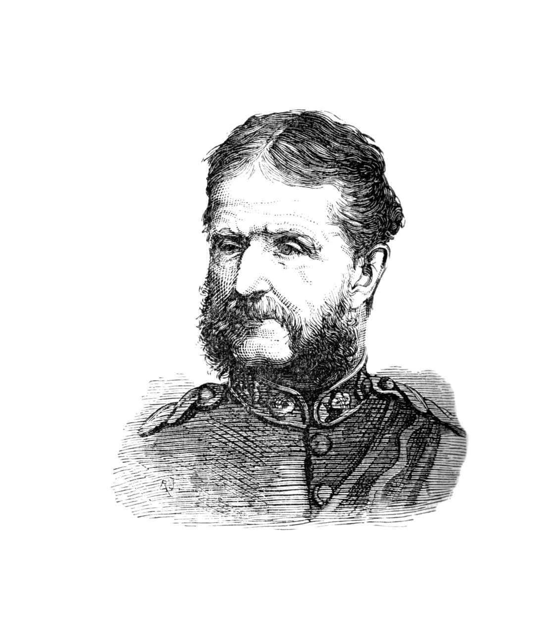 Oberst Nugent, Commanding the Royal Engineers, c1882 av Unbekannt