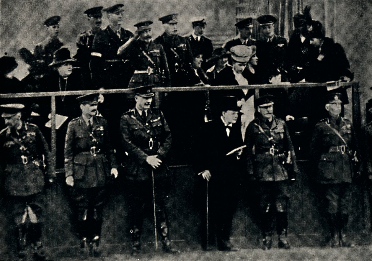 Kolonitropper marsjerte gjennom London, 1919, 1945. av Unbekannt