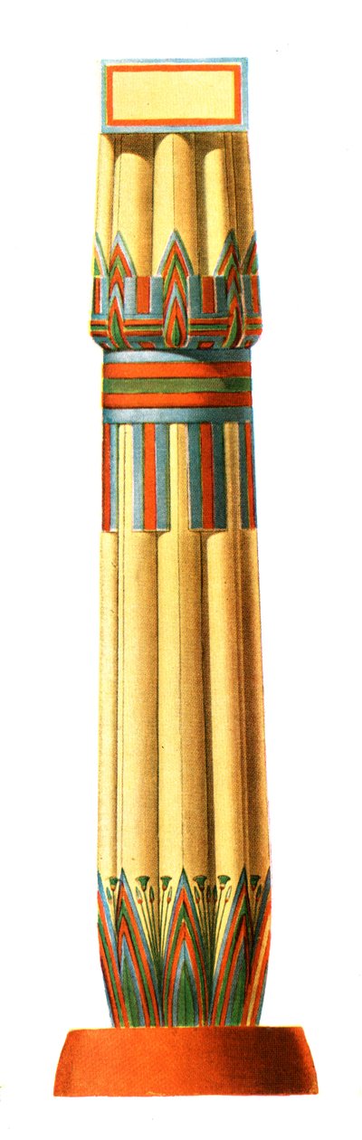 Kolonne fra Luxor, Egypt, 1928. av Unbekannt