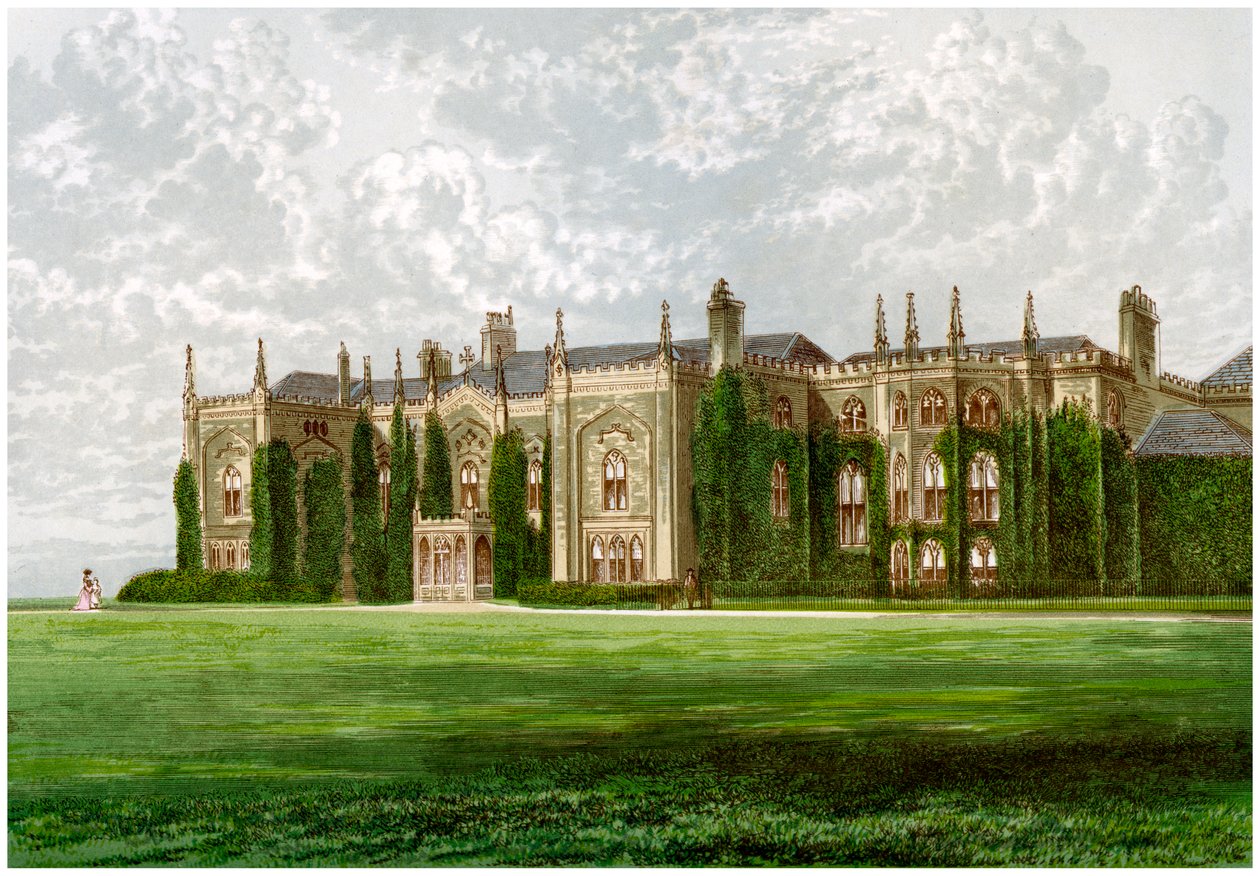 Combermere Abbey, Shropshire, hjemmet til Viscount Combermere, c1880 av Unbekannt