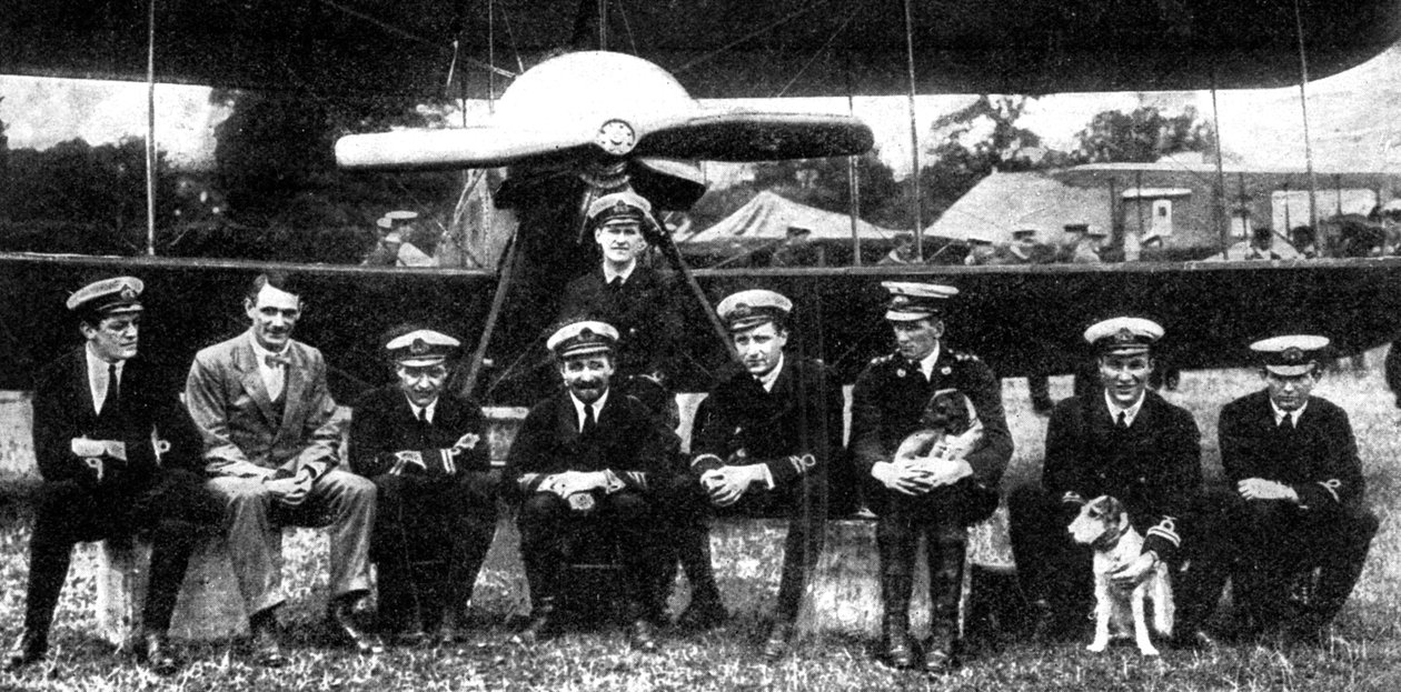 Kommandør Samson, Royal Navy Flying Corps, første verdenskrig, 1914 av Unbekannt