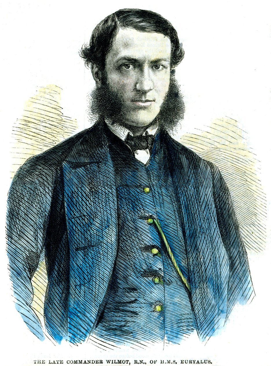 Kommandør Wilmot, fra HMS Euryalus, 1863 av Unbekannt