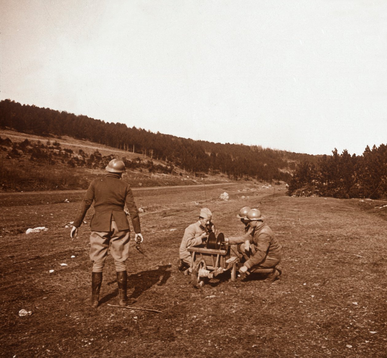 Communications, Genicourt, Nord-Frankrike, c1914-c1918 av Unbekannt