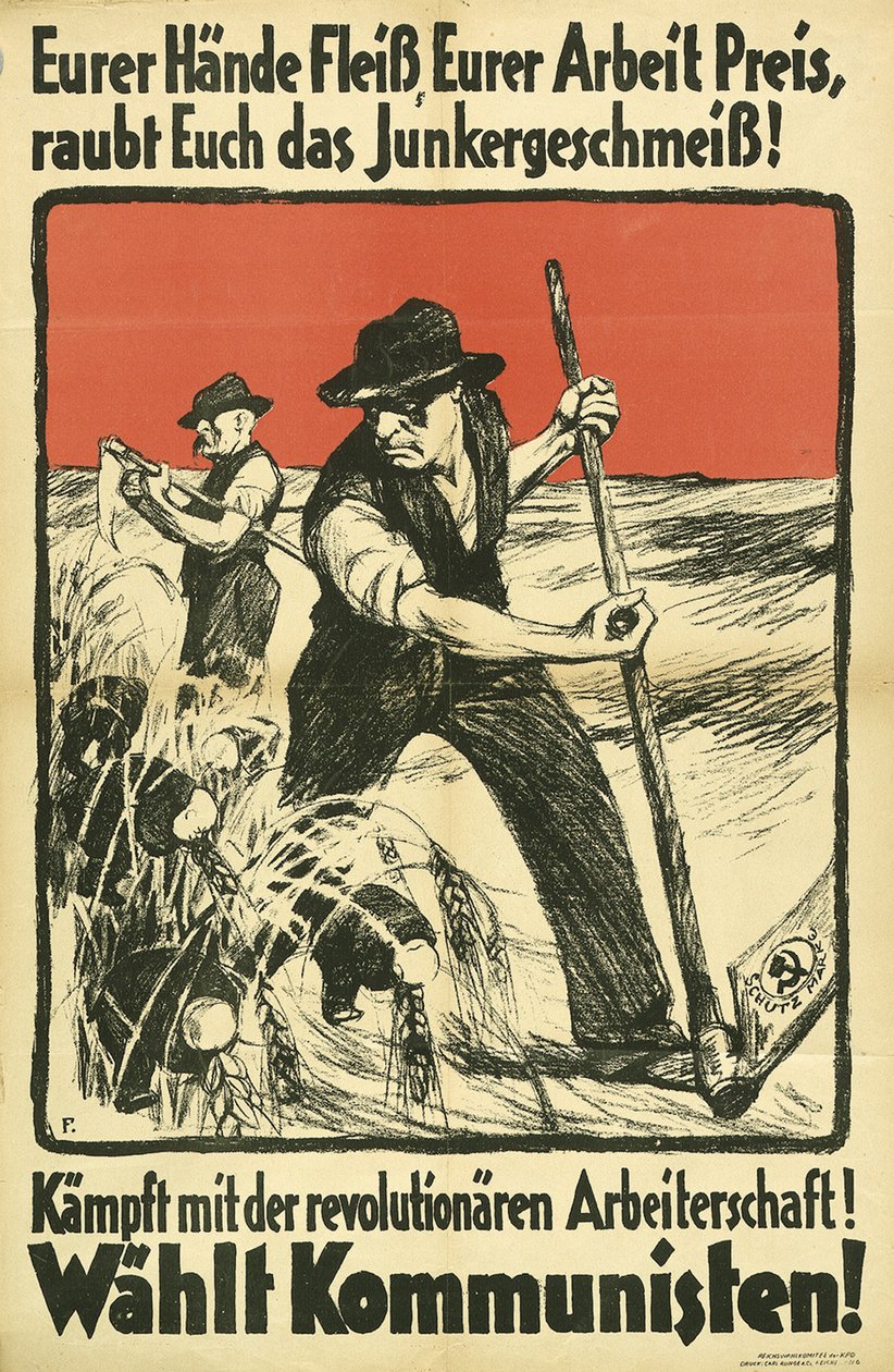 Kommunistvalgplakat KPD, ca 1931 av Unbekannt