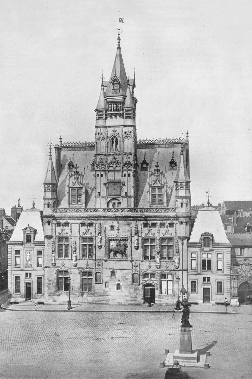Compiegne: Rådhuset, 1914 av Unbekannt