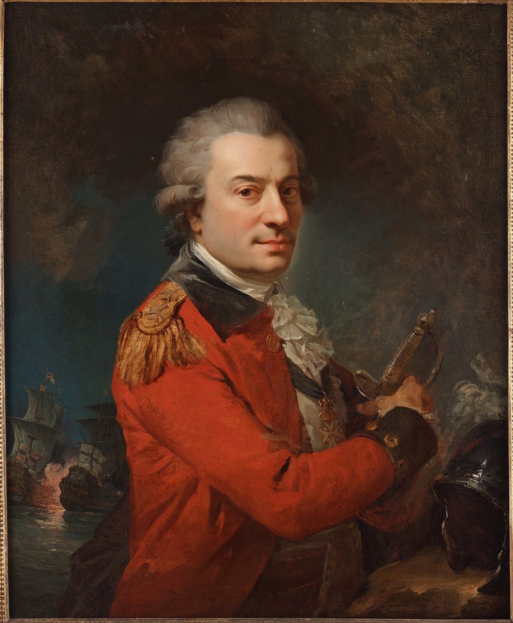 Grev Pierre André de Suffren av Saint-Tropez 1729-1788, midten av det 18. århundre. av Unbekannt